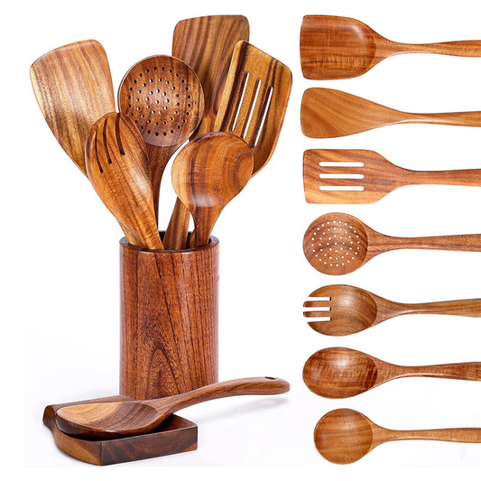 1 x TeakCraft™ Handcrafted Utensils (50% OFF)